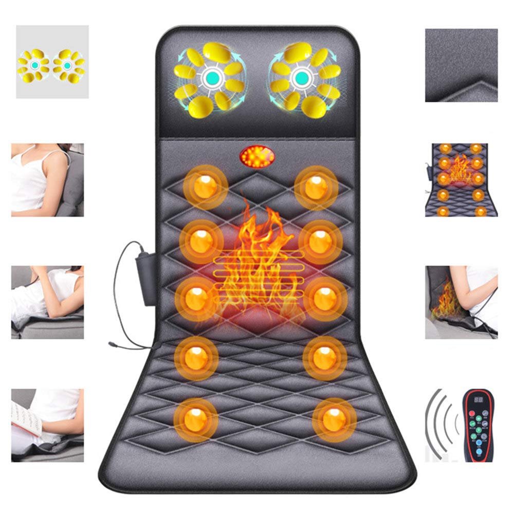 26 Massage Head Mattress Pad for Neck Back Legs Relieve Fatigue and Soreness,Massage Mat for Full Body, Massage Mat, Shiatsu Back Massager with Heat Heating Pad