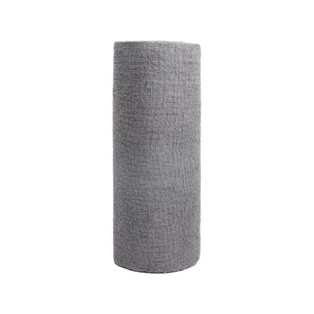 Booso Reusable Cleaning Wipe Household Microfiber Towel Rolls Dish Rags Wash Paper Towel Replacement Parts Grey