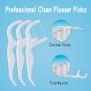 Extra Strong Dental Floss Picks | Professional Clean Flosser Picks | Toothpicks for Adults | Easy Grip Handle | Fresh Mint, 50 Count view 4