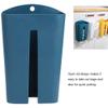 MINGZHE Wall Mounted Garbage Trash Bag Storage Holder Tissue Dispenser Container Organizer Trash Bag Dispenser Trash Bag Organizer Garbage Bag Storage Dispenser for Kitchen Decor(Blue) view 2