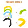 FOMIYES Silicone Ear Saver Cover 5pc Set Soft Rope Ear Hooks for Mask Strap Relief for Adults view 2