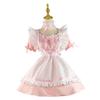 Bestgift Maid Outfit Lolita Cute Maid Uniform Cosplay Wine red 4XL view 4