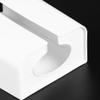 MINGZHE Wall Mounted Garbage Trash Bag Storage Holder Tissue Dispenser Container Organizer Trash Bag Dispenser Trash Bag Organizer Garbage Bag Storage Dispenser for Kitchen Decor(White) view 4