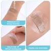 100Pcs Tattoo Aftercare Waterproof Bandage, Transparent Adhesive Stretch Bandage Film Dressing Cover Second Skin Tattoo Cover for Wound Dressing, Swimming 2.5 Inch view 2