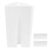 Wall Mounted Garbage Trash Bag Storage Holder, Trash Bag Organizer, Garbage Bag Dispenser, Storage Holder Tissue Dispenser Container Organizer Kitchen Decor(White) view 1