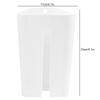 Wall Mounted Garbage Trash Bag Storage Holder, Trash Bag Organizer, Garbage Bag Dispenser, Storage Holder Tissue Dispenser Container Organizer Kitchen Decor(White) view 4