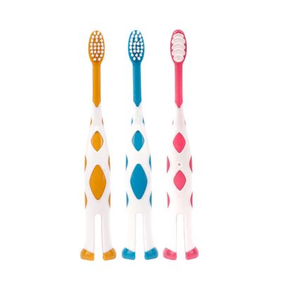 FOMIYES Soft Bristle Toothbrush for Kids 2-5 Years, 6pcs Set, Baby Manual Toothbrushes with Cartoon Handles, Suitable for Boys and Girls, Gentle Cleaning for Sensitive Gums