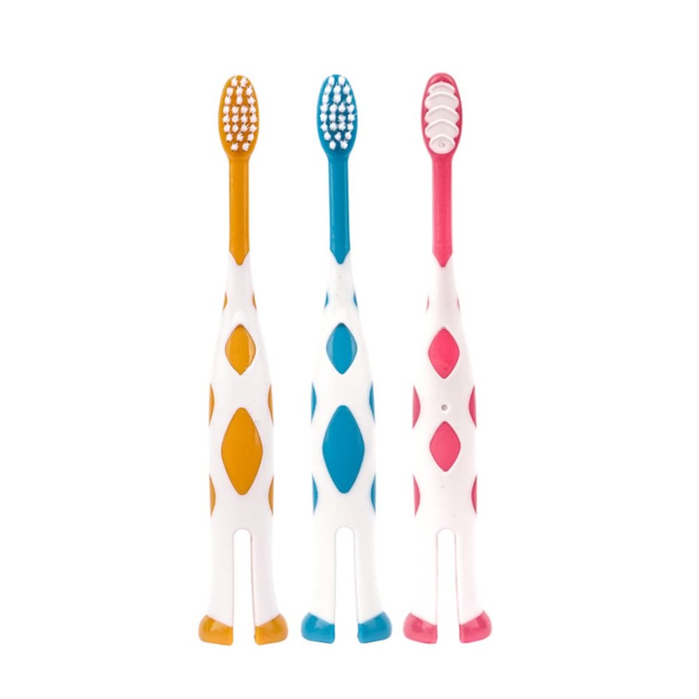 FOMIYES Soft Bristle Toothbrush for Kids 2-5 Years, 6pcs Set, Baby Manual Toothbrushes with Cartoon Handles, Suitable for Boys and Girls, Gentle Cleaning for Sensitive Gums