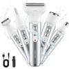 Lady Shaver Cordless 5 in 1 Electric Razor for Women Rechargeable Painless Bikini Trimmer Wet and Dry Use Female Shavers Hair Removal for Face Legs Eyebrow Nose Underarm view 1