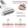 Lady Shaver Cordless 5 in 1 Electric Razor for Women Rechargeable Painless Bikini Trimmer Wet and Dry Use Female Shavers Hair Removal for Face Legs Eyebrow Nose Underarm view 2