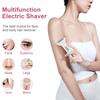 Lady Shaver Cordless 5 in 1 Electric Razor for Women Rechargeable Painless Bikini Trimmer Wet and Dry Use Female Shavers Hair Removal for Face Legs Eyebrow Nose Underarm view 3