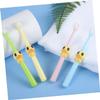 FOMIYES Childrens Soft Bristle Toothbrush 4pcs for Ages 2-10, Cartoon Kids Toothbrush Set with Gentle Cleaning Bristles, Colorful Small Head for Boys and Girls, Manual Dental Care view 2