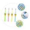 FOMIYES Childrens Soft Bristle Toothbrush 4pcs for Ages 2-10, Cartoon Kids Toothbrush Set with Gentle Cleaning Bristles, Colorful Small Head for Boys and Girls, Manual Dental Care view 4
