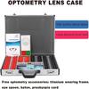 Optometry Optical Instrument with Trial Frame - 266 pcs Optical Trial Lens Set Optometry Kit - Aluminum Case Trial Frame Optometry Optician Test view 2