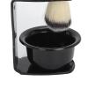 Beard Cleaning and Holder Set Cleaning Tool, Beard Care Kit Pocket, Beard Brush with Holder and Soaping Bowl Men Hair Cleaning Styling Set view 3