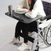 FDDBZXVDD Wheelchair Tray, Removable Wooden Wheelchair Table Universal Wheelchair Tray Table with Mobile Phone Stand and Water Cup Slot for... (Color : A) view 1