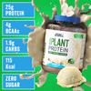 Applied Nutrition Plant Protein Powder  Critical Plant Vegan Protein Shake with SOYA, Pea, Brown Rice Proteins & Essential Amino Acids - Dairy-Free Gym Supplement (1.8kg - 60 Servings) (Vanilla) view 2