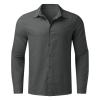 Dress Shirts for Men Cowboy Shirt Workwear Funny Shirts Easter t for Men Party Fashion Dressy Smart Patchwork Full Sleeve t red Shirt red Tshirt Mens Running view 2
