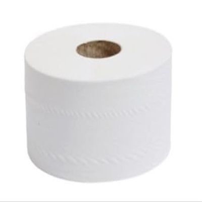 2 PLY MINI Jumbo Toilet ROLL 76mm x 200mtrs (1x12) CHSA ACCREDITED