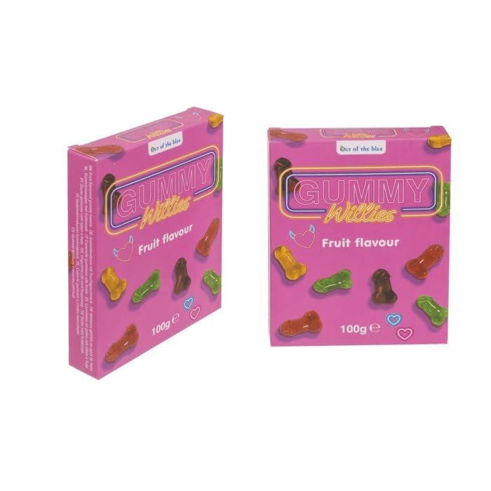 Gummy Willies - Mixed Fruit Flavoured Willy Shaped Sweets