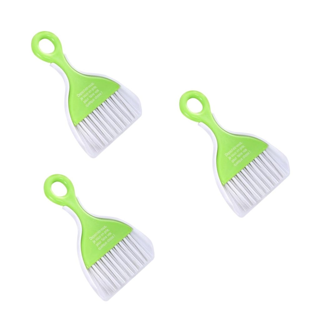 Beavorty Pcs Compact Cleaning Set Desktop Sweeper Brush Small Broom Dustpan Soft Bristles Long-Lasting Random
