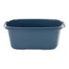 1 x Plastic 12L Litre Navy Rectangular Washing Up Bowl Sink Tidy Organizer 39 CM Multipurpose Basin Mixing Washing Up Bowl Cleaning Tub Ideal for Home Sinks Kitchen Camping Caravans Motorhomes view 1