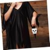 Ciieeo 12pcs Halloween Boys and Girls Candy Bucket Skull Head Mini Pail Holder for Trick or Treat Lightweight Portable Party Decor view 2