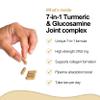 7-in-1 Turmeric and Black Pepper Capsules w/Glucosamine and Chondroitin High Strength | Made in The UK | High Absorption Tumeric Supplement | Glucosamine Sulphate & Turmeric Tablets | 120 Capsules view 2