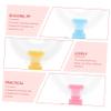 FOYTOKI 6pcs Children's U-Shaped Toothbrush Set Soft Silicone Brush Heads 360 Manual Teeth Cleaning Tool for Kids Boys and Girls Oral Care view 3