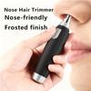HURRISE Nose Hair Trimmer for Men & Women, Ear and Nose Hair Clipper, Painless Facial Hair Remover with Dual-Edge Blades, Easy to Clean view 2