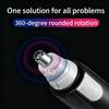 HURRISE Nose Hair Trimmer for Men & Women, Ear and Nose Hair Clipper, Painless Facial Hair Remover with Dual-Edge Blades, Easy to Clean view 4