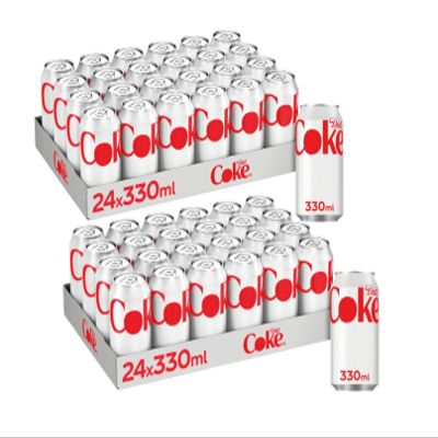 Diet Cokke 48-Pack - 330ml Cans | Crisp and Sugar-Free Elixir for a Refreshing Lifestyle | Stay Hydrated with Every Sip | Sugar-Free Indulgence | Timeless Refreshment