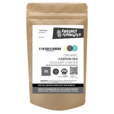 Freshly Fermented - Organic Certified Freeze Dried Yoghurt Starter Culture, Caspian