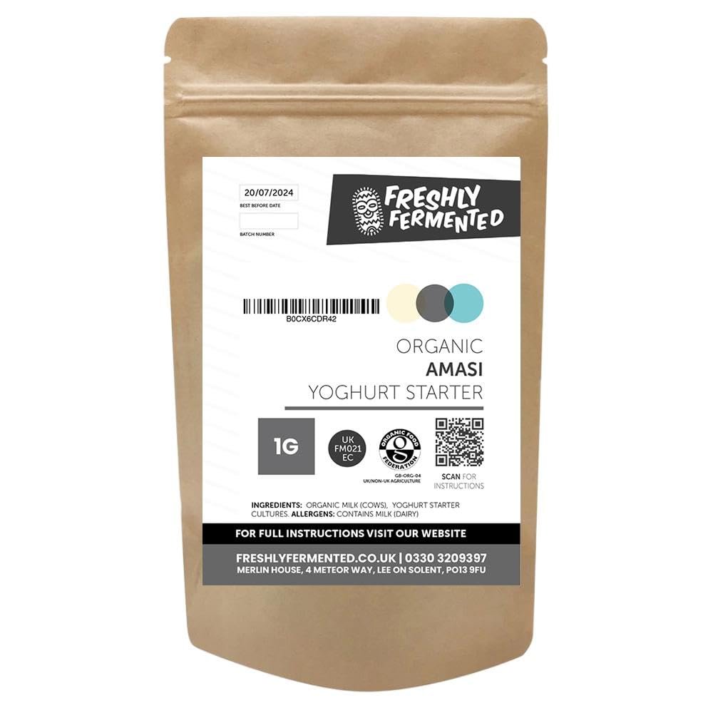 Freshly Fermented - Organic Certified Freeze Dried Yoghurt Starter Culture, Amasi