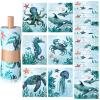 Noveread 36 Pack Sea Animals Reusable Cleaning Cloths Washable Cotton Kitchen Towels for Home (Blue) view 1