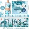 Noveread 36 Pack Sea Animals Reusable Cleaning Cloths Washable Cotton Kitchen Towels for Home (Blue) view 2