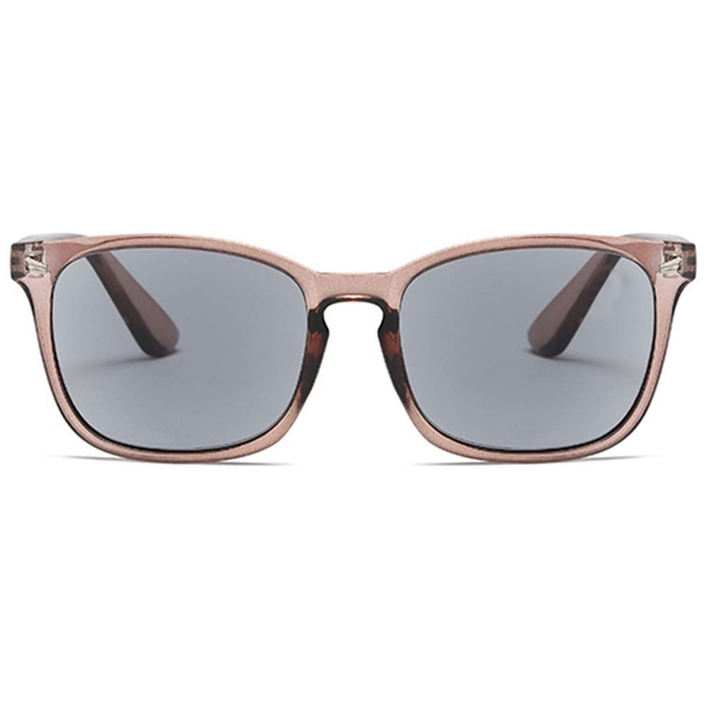 ABETOS Reading Sunglasses Tinted Sun Readers Classic Retro Eyeglasses for Women Men UV400 Protection Outdoor Reading in the Sun 1.0 1.5 2.0 2.5 3.0, Dark Brown+1.5