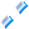 FRCOLOR 2pcs Wool Felt Base Hair Brush Small S Multi-Purpose Cleaning Tool Shoes Brush Cloth for Home Use and Travel view 4