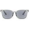 ABETOS Reading Sunglasses Tinted Sun Readers Classic Retro Eyeglasses for Women Men UV400 Protection Outdoor Reading in the Sun 1.0 1.5 2.0 2.5 3.0, Transparent Grey+3.0 view 1
