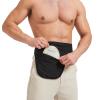 DERAYMI Ostomy Belt for Ostomy Bag Men and Women, Colostomy Bags Supplies Adjustable Ostomy Support Belt, Black, Suitable for Sports, Swimming and Outdoor Activities(L) view 1