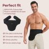 DERAYMI Ostomy Belt for Ostomy Bag Men and Women, Colostomy Bags Supplies Adjustable Ostomy Support Belt, Black, Suitable for Sports, Swimming and Outdoor Activities(L) view 4
