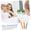 HAPINARY Rotatable Boys and Girls Toothbrush Set of Bristles for 1-6 Years Encourages Healthy Brushing Habits Random Color view 4