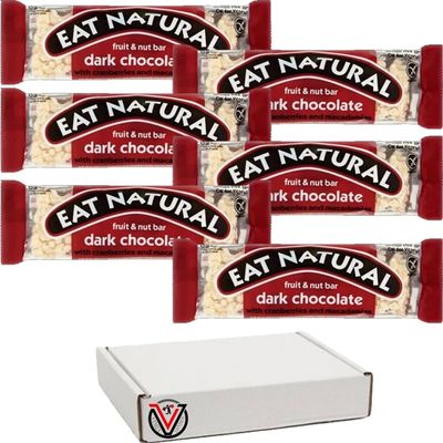 FreshCart Basics Eat-Natural Protein Packed Crunchy Nut, Fruit & Nut Bar Almond & Apricot, Fruit & Nut Bar Dark Chocolate Bar 50g (06 Bars, Fruit & Nut Bar Dark Chocolate Bar 50g)