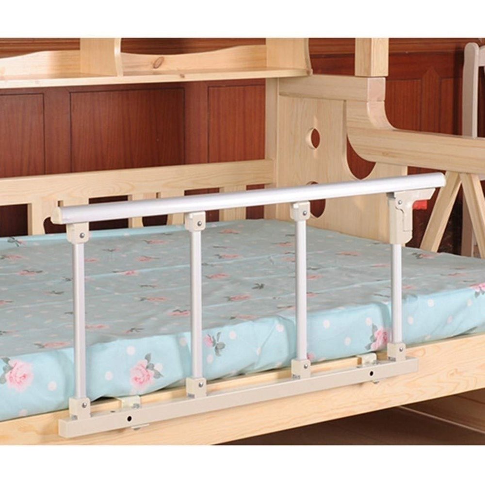 WQZStar Bed Rail Foldable Side Guard Suitable For The Elderly Adults Auxiliary Bed Guardrail Hospital Aluminum Alloy Protective Gear Bumper (Color:C, Size:95x40cm) (A 95x40cm)