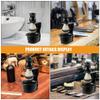 Baluue Safety Holder Stand, 2pcs Plastic Brush Holder Shaving Brush Display Stand Holder Hanger Organizer for Men Salon Barber Home view 4