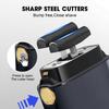 HIENA PRO Foil Shaver for Men Barber, Double Electric Foil Trimmer, Professional Electric Razor, Close Shaver, Cordless Rechargeable with USB, Detachable Design, LED Display, Black Gold view 4