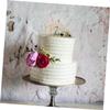 DOITOOL Wooden Wedding Cake Toppers Diy Cupcake Picks for Romantic Wedding Decor view 3