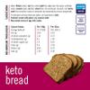 Fit Bakes Keto Bread : 2g Carbs, 7g Protein, Low Carb Bread Loaf (16 slices) Multi Seeded, Diabetic Food, Keto Snacks, Protein Snacks Low Calorie Diet, 63 Calories, Fitbakes view 2