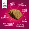 Fit Bakes Keto Bread : 2g Carbs, 7g Protein, Low Carb Bread Loaf (16 slices) Multi Seeded, Diabetic Food, Keto Snacks, Protein Snacks Low Calorie Diet, 63 Calories, Fitbakes view 3