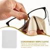 Baluue 20pcs No Fog Wipes for Glasses Cleaner Eye Glass Cleaning Cloth Glasses Cleaning Wipes Microfiber Cloths view 4